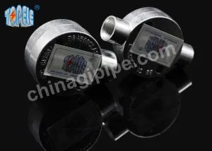 لوله برق ترمینال یک طرفه با اتصالات لوله لوله لوله GI روکش مواد آهنی یا آلومینیومی شکل پذیر