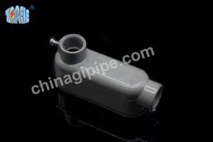 لوله های آلومینیومی EMT اتصالات لوله کانال با پوشش و واشر LB مدل