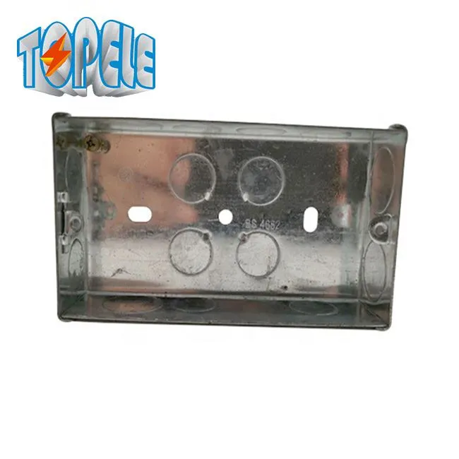 دو باند فولاد جعبه برق